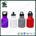 The Smart Hydration Solution BPA free Collapsible silicone Water Bottle portable